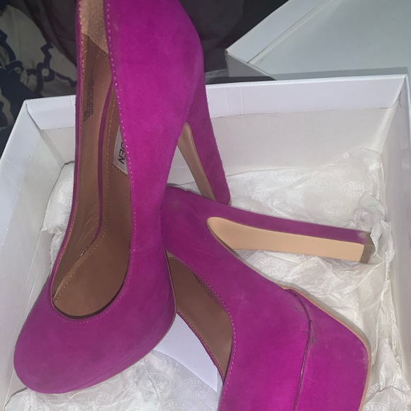 madden girl purple heels